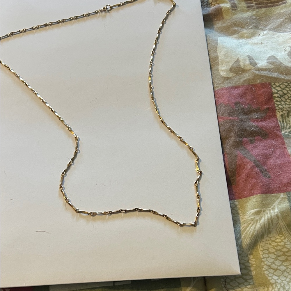 Source Unknown Gold-Tone Twisted Link Necklace - Women Jewelry